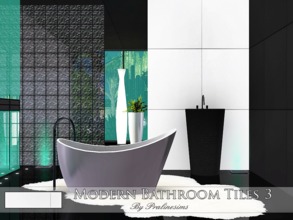 Sims 3 — Modern Bathroom Tiles 3 by Pralinesims — By Pralinesims