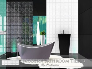 Sims 3 — Modern Bathroom Tiles 4 by Pralinesims — By Pralinesims