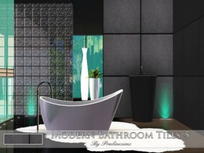 Sims 3 — Modern Bathroom Tiles 5 by Pralinesims — By Pralinesims
