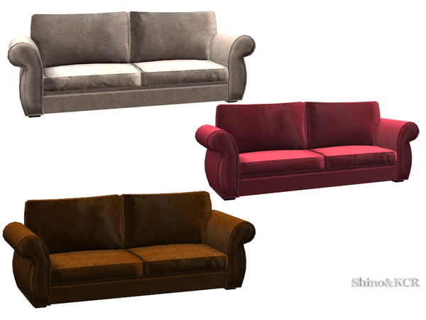 Sims 4 — PB Printer Living - Sofa by ShinoKCR — comfy and perfect for relaxing evenings but also great when Guests are