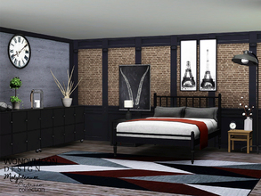 Sims 3 — Molybdenum Bedroom by wondymoon — - Molybdenum Bedroom - wondymoon|TSR - Dec'2014 - All objects are recolorable.