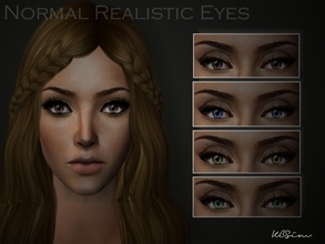 Sims 2 — Normal Realistic Eye Colours by KCsim — Remember to adjust your settings HIGH in the game for best results ^_^