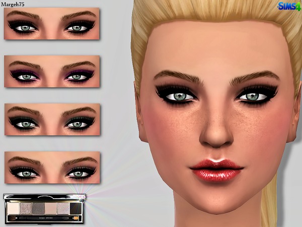 Sims 4 — Sims 4 Smoky Eyeshadow by Margeh-75 — -A classy smoky eye shadow/liner for your sims to look beautiful at the