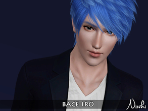 Sims 3 — Bace Iro by Nisuki — Iro Family - Bace Iro is clueless about what to do in the future. He's trying out all kinds