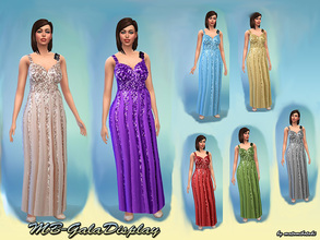 Sims 4 — MB-GalaDisplay by matomibotaki — MB-GalaDisplay, lovely gown for the gala debut of your sims ladies. It comes in