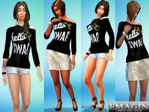 Sims 4 — Hella Swag Sweater by emagin3602 — Created &amp; Custom by Emagin Designs