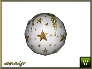 Sims 3 — Large Balls variation 1 for XMAS Tree 2014 by annigo — One of 4 different larger Balls for my XMAS Tree Set