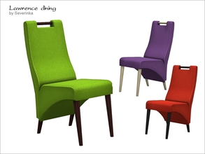 Sims 4 — Lawrence dining chair by Severinka_ — Dining chair from the set of 'Lawrence dining' 3 colors
