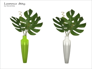 Sims 4 — Lawrence plants by Severinka_ — Palm leaves in a long vase from the set of 'Lawrence dining' 2 colors