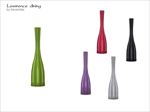 Sims 4 — Lawrence modern vase 03 by Severinka_ — Modern vase from the set of 'Lawrence dining' 5 colors