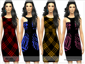 Sims 4 — No 001 by Serpentrogue — 2 types of everyday dress teen to elder 
