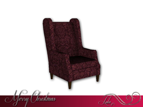 Sims 3 — Jewel Toned Chair by Lulu265 — Part of the Jewel Toned Christmas Set Made by Lulu265 for TSR