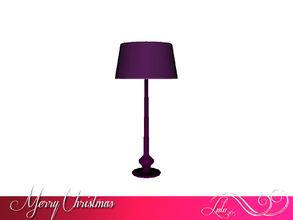 Sims 3 — Jewel Toned lamp by Lulu265 — Part of the Jewel Toned Christmas Set Made by Lulu265 for TSR