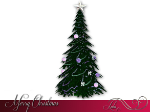 Sims 3 — Jewel Toned Christmas Tree by Lulu265 — Part of the Jewel Toned Christmas Set Made by Lulu265 for TSR