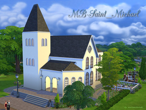 Sims 4 — MB-Saint_Michael by matomibotaki — Lovely wedding park with a charming little church and much places to have a