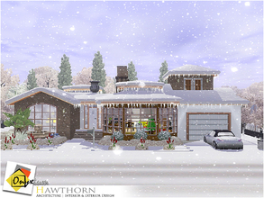 Sims 3 — Hawthorn by Onyxium — I wish you Merry Christmas and a wonderful new year. ^_^ Convenient, spacious and a large