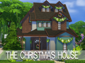 Sims 4 — The Christmas House by DutchSims_3_Master — This is The Christmas House, that I built for Christmas 2014. It's a