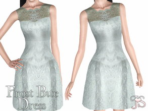 Sims 3 — Frost Bite Dress by JavaSims — This dress is simply for those simple styled sims, who love fashion, yet don't