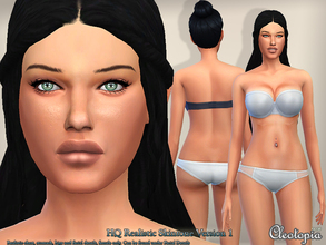 Sims 4 — Set1Skin- HQ Skintone V1 Female Curvy by Cleotopia — A brand new skintone, since many people requested. Can be