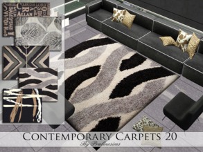 Sims 3 — Contemporary Carpets 20 by Pralinesims — By Pralinesims