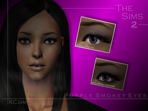 Sims 2 — Purple Smokey Eyeshadow  by KCsim — My second eyeshadow that I am happy with, since I deleted my old upload