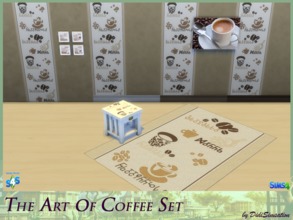 Sims 4 — The Art of Coffee by didisimsation — &quot;The Art of Coffee Set&quot; - This set contains: 3 Coffee