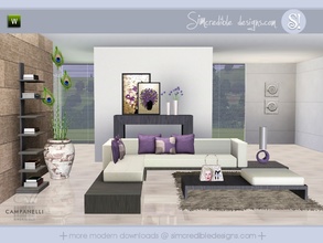 Sims 3 — Campanelli by SIMcredible! — A modern clean room for your sims ^^ by SIMcredibledesigns.com available at TSR