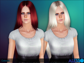 Sims 3 — Anto - Galactic (Hair) by Anto — Super long hair for females. Check recommended items to get the beautiful
