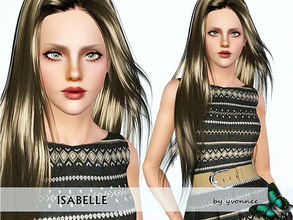Sims 3 — Isabelle by yvonnee2 — Isabelle - lovely girl from Sunset Valley. She likes music and dance.She dreams about