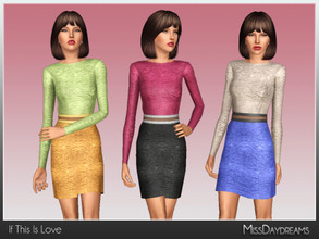 Sims 3 — If This Is Love by MissDaydreams — If This Is Love is an elegant and classy knee-length dress with transparent