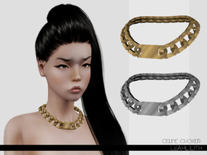 Sims 3 — LeahLillith Celine Choker by Leah_Lillith — Celine Choker fully recolorable hope you'll enjoy^^