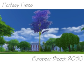 Sims 4 — Fantasy Tree - European Beeck 2050 by fonxi121994 — Year 2050: the European Beech has mutated into a strange