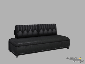 Sims 4 — Altara Loveseat by NynaeveDesign — Modern button tufted design 3 piece sectional sofa with chaise and matching