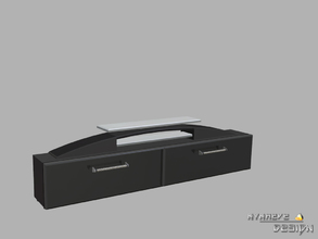 Sims 4 — Altara TV Stand by NynaeveDesign — Simple stylish design yet functional and suitable for any room. Located in