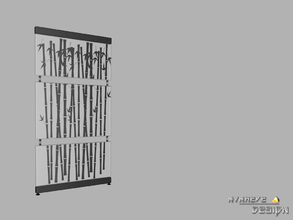 Sims 4 — Bamboo Room Divider by NynaeveDesign — An easy solution to make the most out of your sim's living space. Located