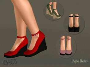 Sims 3 — Sugia Shoes by OranosTR — Custom mesh by me. 3 Recorable Part.