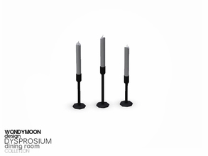 Sims 3 — Dysprosium Lighting Candle by wondymoon — - Dysprosium Dining - Lighting Candle - Wondymoon@TSR - Jan'2015