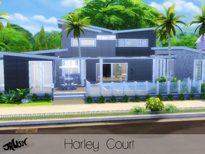 Sims 4 — Harley Court by Jaws3 — This stunning modern home is perfect for any growing sim family. It features five