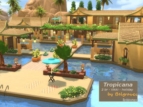 Sims 4 — Tropicana by Leander_Belgraves — A Tropical Resort with 2 Bedrooms A fun place to forget about the winter! It