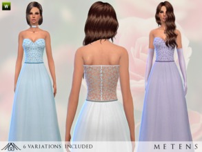 Sims 4 — Desire by Metens — - This gown created for sweet dreamers with lace top and detailled back is perfect for