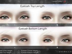 Sims 3 — Sclub eyelash slider by S-Club — 