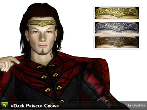 Sims 3 — Gothic Crown 'Dark Prince' by Gardolir — This crown is a part of male set in the gothic style. Ideal for