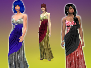 Sims 4 — Extravagant Dress In 9 Colors!  by Bereth2 — Formal Dress. One of my First creations on here. Hope you like it!