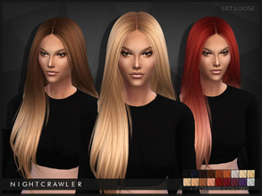 Sims 4 — Nightcrawler-Let Loose by Nightcrawler_Sims — NEW MESH TF/EF Smooth bone assignment All lods 18 colors + 7