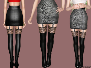 Sims 3 — Joy Division set leggins by StarSims — Set inspired in the band Joy Division for your female sims.The perfect