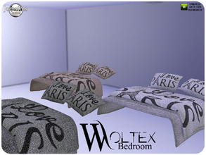 Sims 4 — woltex blancket cushions deco for bed 2 textured by jomsims — woltex blancket cushions deco for bed 2.in
