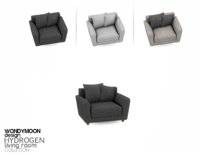 Sims 4 — Hydrogen Living Chair by wondymoon — - Hydrogen Living - Living Chair - Wondymoon|TSR - Jan'2015