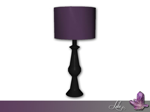 Sims 3 — Amethyst Living Room Lamp by Lulu265 — Part of the Amethyst Living Room Set Fully CAStable Please do not copy,