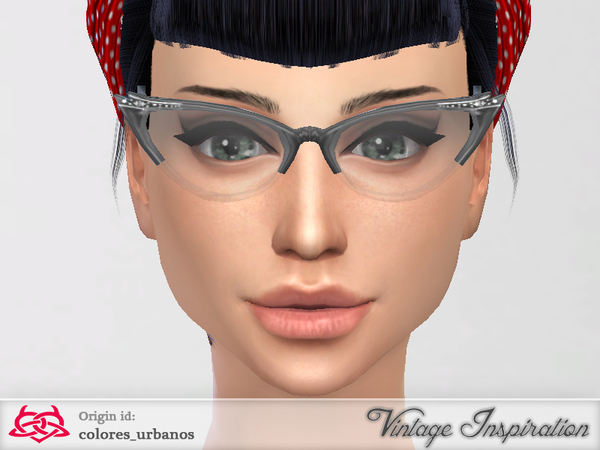 Sims 4 — Cat Eye Glasses by Colores_Urbanos — Cat Eye Glasses for our sims From Paraguay with love! enjoy!