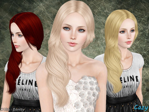 Sims 3 — Danity Hairstyle - Set by Cazy — Hairstyle set for Female, Child through Elder All LODs